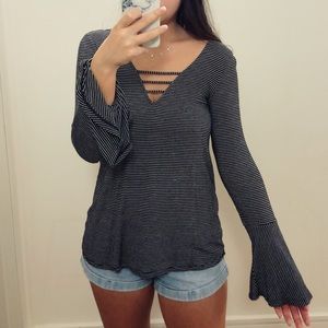American Eagle soft long-sleeve top